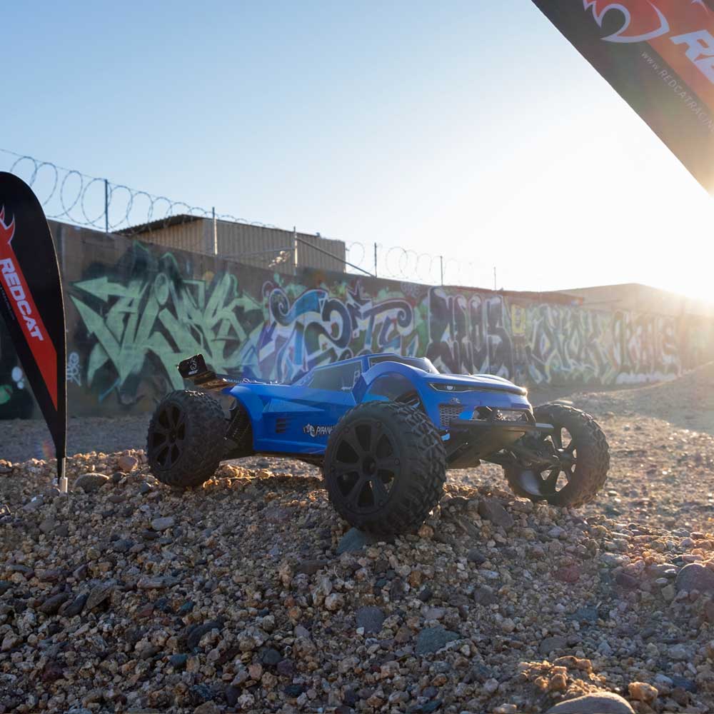 Redcat Piranha TR10 RC Car - 1:10 Brushed 2WD Electric Truggy